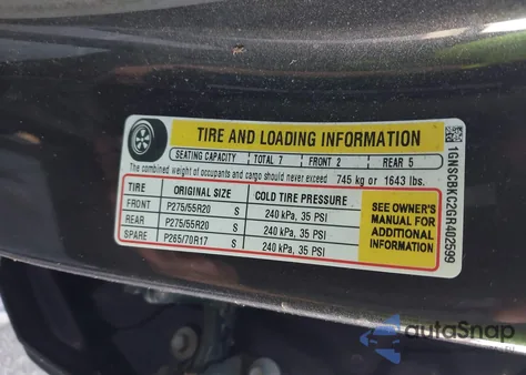 2016 Chevrolet Tahoe C1500 Lt из США, поврежденный, VIN 1GNSCBKC2GR402599